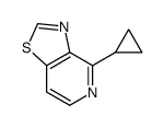 4-cyclopropyl-[1,3]thiazolo[4,5-c]pyridine结构式