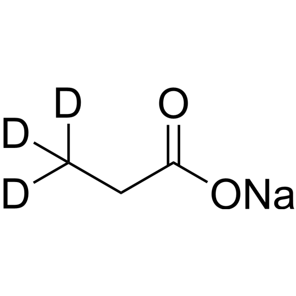 Sodium Propionate-d3 Structure