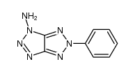 1-amino-5-phenyl-1,5-dihydro[1,2,3]triazolo[4,5-d][1,2,3]-triazole Structure