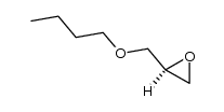 (R)-3-(Butoxy)-1,2-epoxypropane结构式