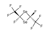 trans-2,4-Difluor-2,4-bis(trifluormethyl)-1,3-diselenetan Structure