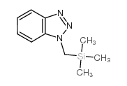 1-[((三甲基甲硅烷基)甲基]苯并三唑结构式