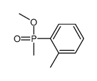 1-[methoxy(methyl)phosphoryl]-2-methylbenzene Structure