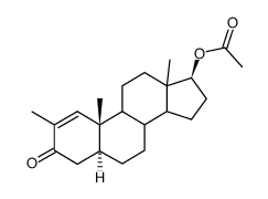 stenbolone acetate Structure