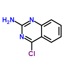 4-Chloro-2-quinazolinamine structure