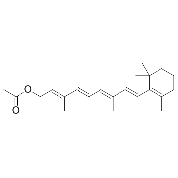维生素A醋酸酯结构式