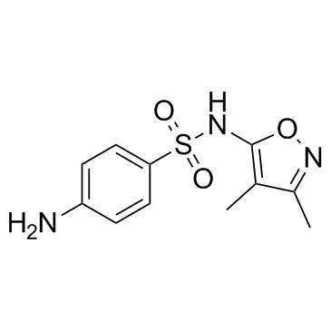 磺胺二甲异唑结构式