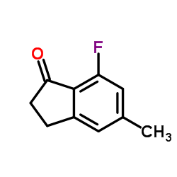 7-Fluoro-5-methyl-1-indanone Structure