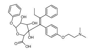 4-hydroxytamoxifen beta-glucuronide Structure