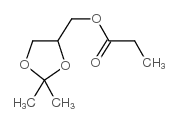 2,3-isopropylideneglycerol-1-propionate Structure