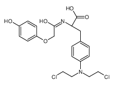 melphalan-N-4-hydroxyphenoxyacetamide Structure