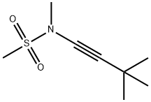N-(3,3-Dimethylbut-1-yn-1-yl)-N-methylmethanesulfonamide Structure