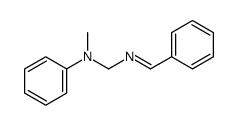 N-[(benzylideneamino)methyl]-N-methylaniline结构式