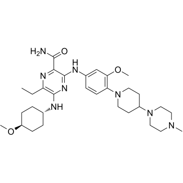EML4-ALK激酶抑制剂1结构式