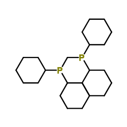 双(二环己基膦)甲烷结构式