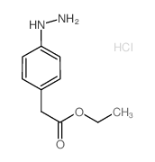 Ethyl (4-hydrazinophenyl)acetate hydrochloride Structure