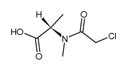 (S)-2-(2-chloro-N-methylacetamido)propanoic acid结构式