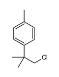 1-(1-chloro-2-methylpropan-2-yl)-4-methylbenzene结构式