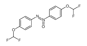 [4-(difluoromethoxy)phenyl]-[4-(difluoromethoxy)phenyl]imino-oxidoazanium结构式