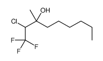 2-chloro-1,1,1-trifluoro-3-methylnonan-3-ol结构式
