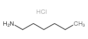 n-hexylamine hydrochloride Structure
