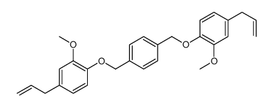 2-methoxy-1-[[4-[(2-methoxy-4-prop-2-enylphenoxy)methyl]phenyl]methoxy]-4-prop-2-enylbenzene Structure