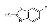 2-疏基-6-氟苯并噁唑结构式