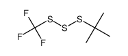 1-(tert-butyl)-3-(trifluoromethyl)trisulfane结构式