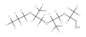 1H,1H-全氟-2,5,8-三甲基-3,6,9-三噁-1-十二醇结构式