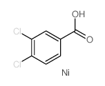 Benzoic acid,3,4-dichloro-, nickel(2+) salt (2:1) structure