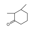 (2S,3R)-2,3-dimethylcyclohexan-1-one结构式