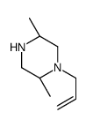 (2S,5R)-2,5-dimethyl-1-prop-2-enylpiperazine结构式