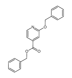 2-benzyloxyisonicotinic acid benzyl ester结构式