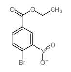 4-溴-3-硝基苯甲酸乙酯结构式