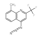 Quinoline,4-azido-8-methyl-2-(trifluoromethyl)- Structure