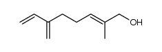 8-hydroxy-7-methyl-3-methylene-1,6-(E)-octadiene Structure