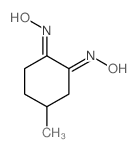 1,2-Cyclohexanedione,4-methyl-, 1,2-dioxime结构式