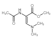 2-乙酰基氨基-3-二甲基氨基丙烯酸甲酯结构式