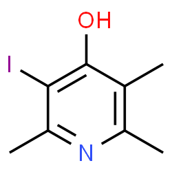 3-碘-2,5,6-三甲基吡啶-4(1H)-酮结构式