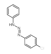 1-Triazene,3-(4-chlorophenyl)-1-phenyl-结构式