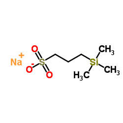 3-三甲基硅基-1-丙磺酸钠结构式