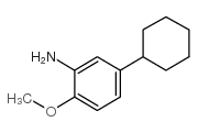 5-环己基邻甲氧基苯胺结构式