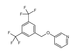 3-[[3,5-bis(trifluoromethyl)phenyl]methoxy]pyridine结构式