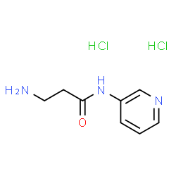3-Amino-N-(pyridin-3-yl)propanamide dihydrochloride Structure