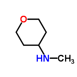 N-Methyltetrahydro-2H-pyran-4-amine Structure