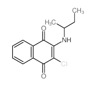 1,4-Naphthalenedione,2-chloro-3-[(1-methylpropyl)amino]-结构式