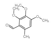 2,3,4-Trimethoxy-6-methylbenzaldehyde Structure