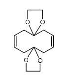 cyclodeca-3,8-diene-1,6-dione bis(ethylene acetal)结构式