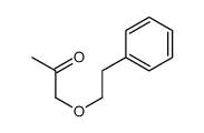 1-(2-phenylethoxy)propan-2-one Structure