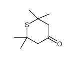 2,2,6,6-四甲基-四氢硫代吡喃-4-酮结构式